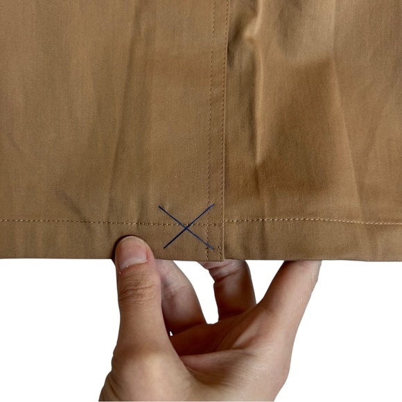 Kit and Ace Mainstay stretch skirt NWOT Khaki size 0 - Picture 9 of 13